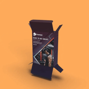 custom straight Tuck Boxes With Rise Up Inserts