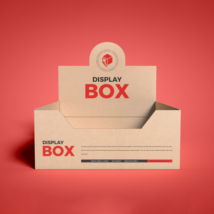 1-2-3 Bottom Display Lid boxes