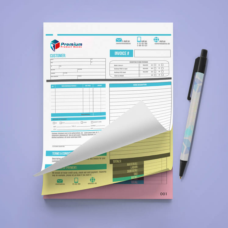 Carbonless Forms Printing