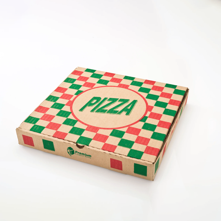 Custom Brown Pizza Boxes