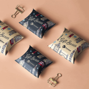 Custom Pillow Favor Boxes