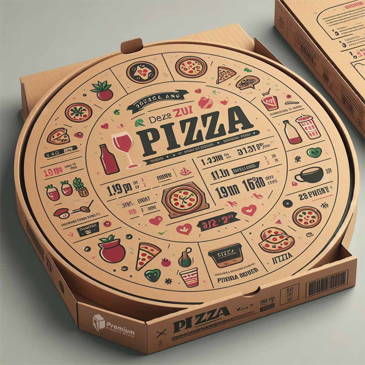 Custom Round Pizza Boxes