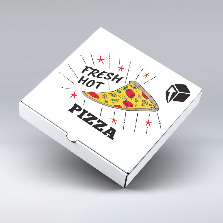 Custom White Pizza Boxes